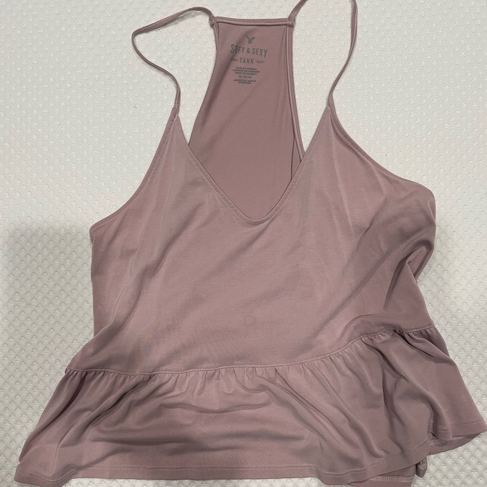American eagle flowy tank top